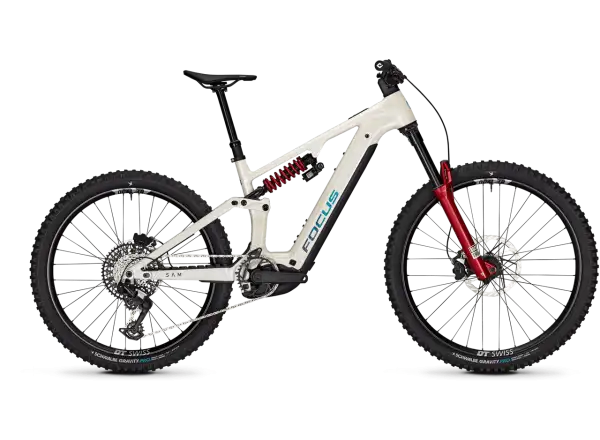 Focus SAM 9 600Wh celoodpružené elektrokolo Champagne / Shellwhite