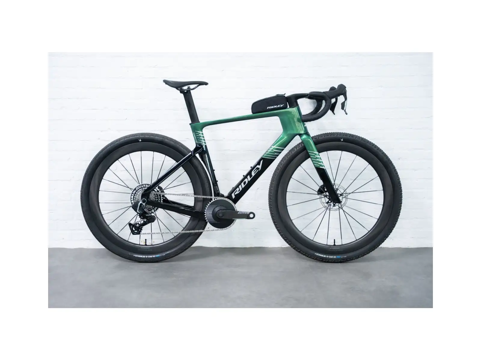 Ridley KANZO Fast 2.0 Force XPLR gravel kolo Stellar Green/UD Carbon/Silver