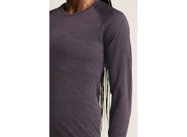 Craft Core Dry Active Comfort dámské triko dlouhý rukáv fialová