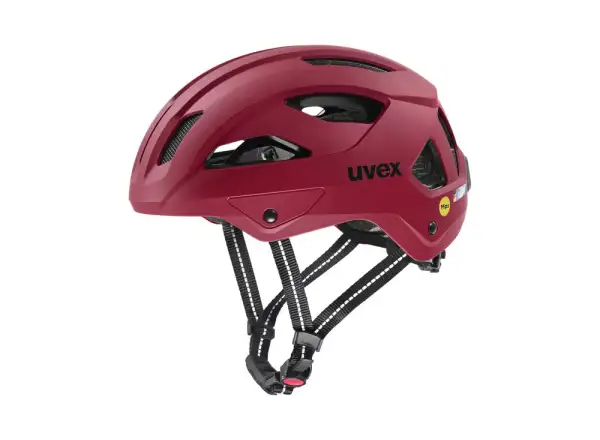 Uvex City Stride MIPS přilba Ruby Red Matt