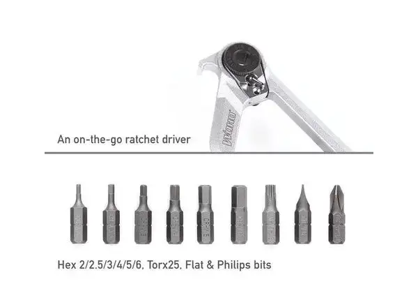 Woho WOKit 2.0 Bikepacking tools sada nářadí Silver