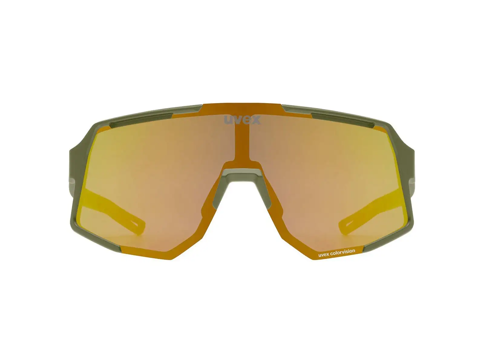 Uvex Sequenze CV sluneční brýle Olive Matt/Mirror Yellow