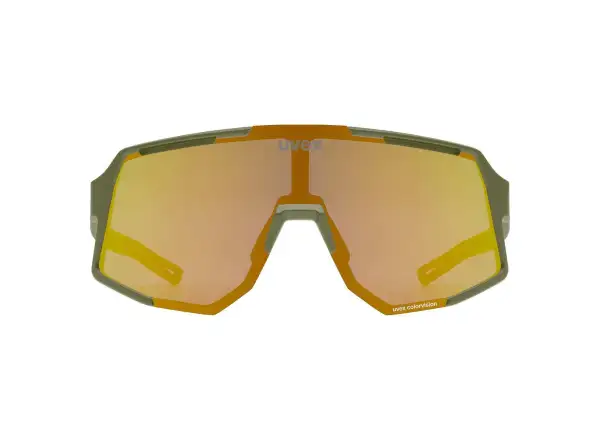 Uvex Sequenze CV sluneční brýle Olive Matt/Mirror Yellow