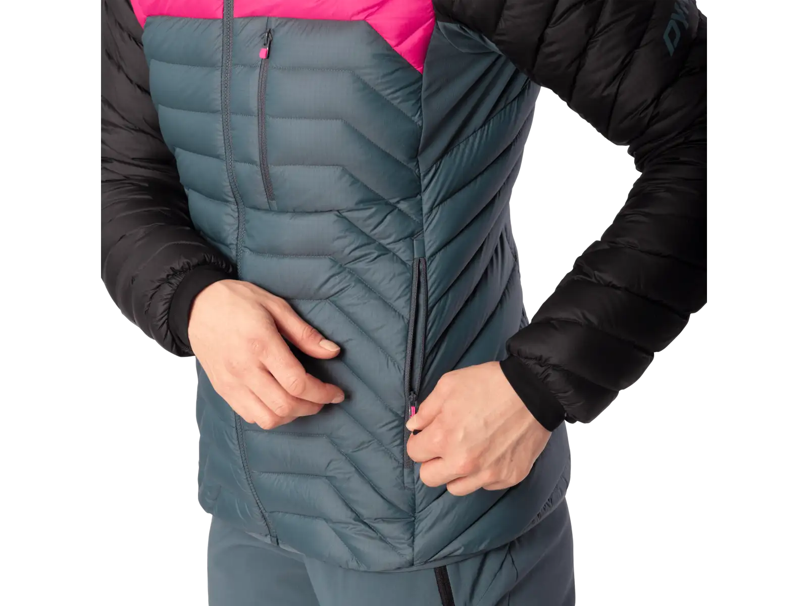 Dynafit Radical Down Hooded dámská Bunda Black Out/6550/0720