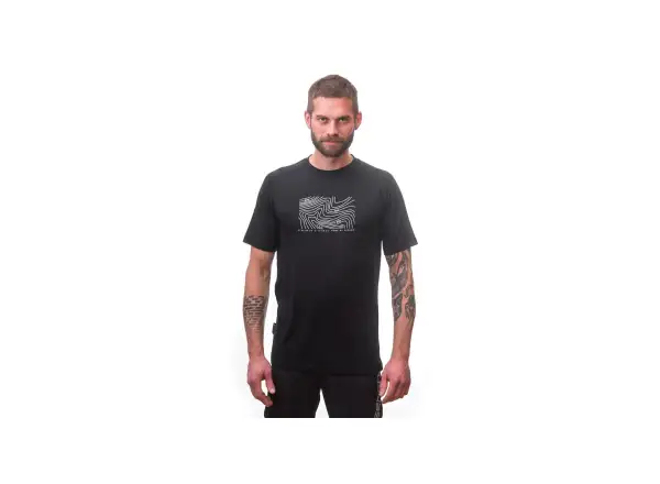 Sensor Merino Air PT Locate pánské triko krátký rukáv černá