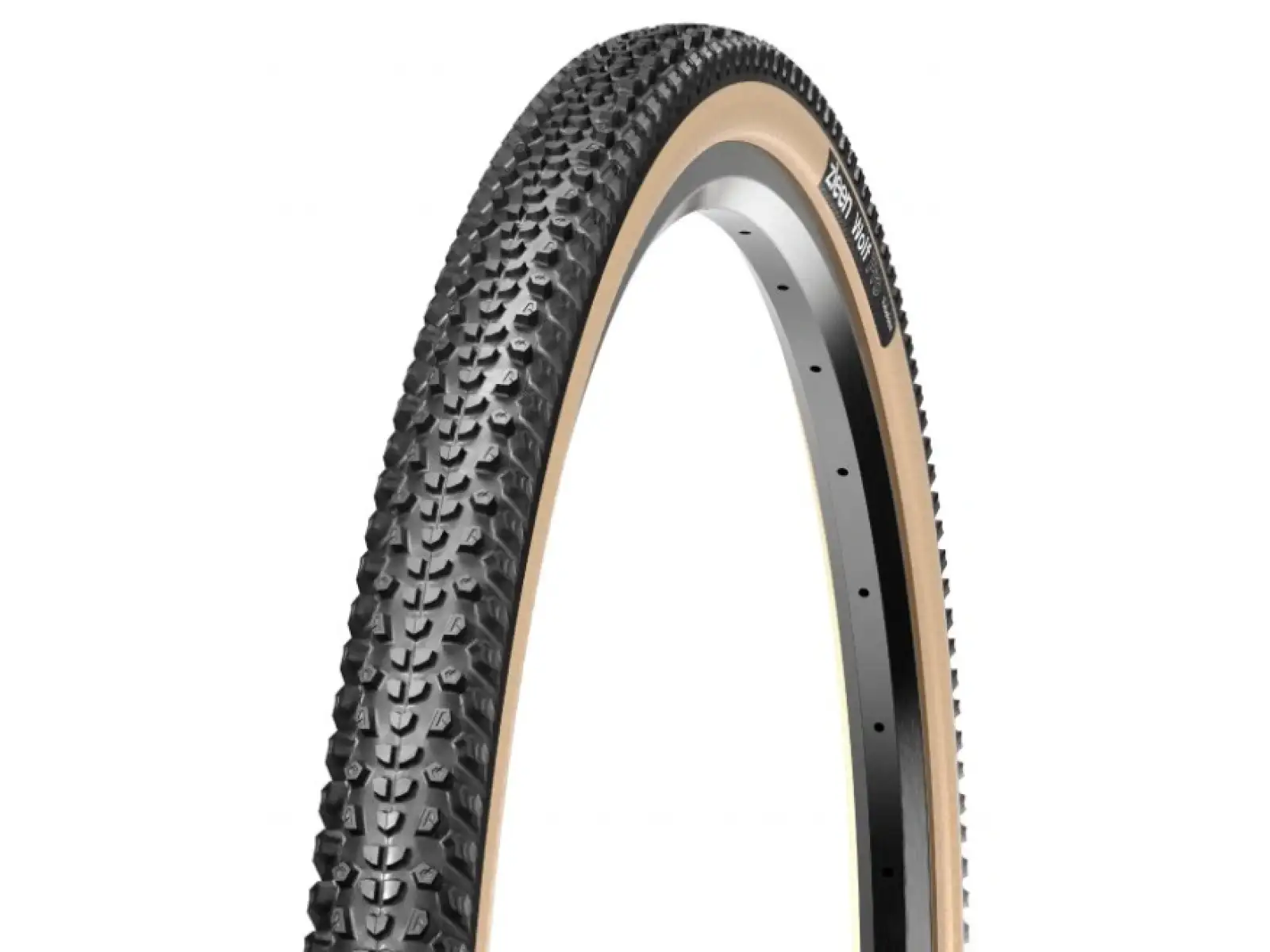 Zleen Wolf Pro 28" gravel plášť kevlar černá/béžová