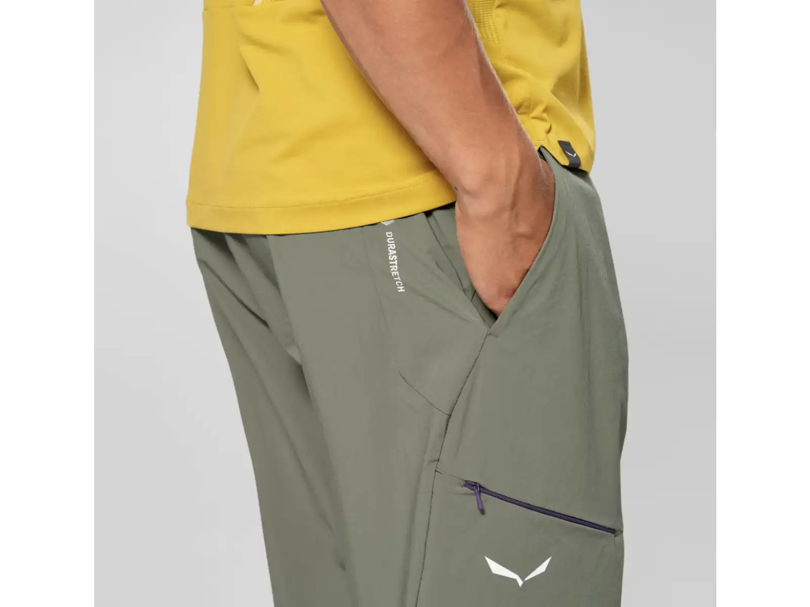 Salewa Pedroc 3 Duratretch Light pánské kalhoty Faded Green