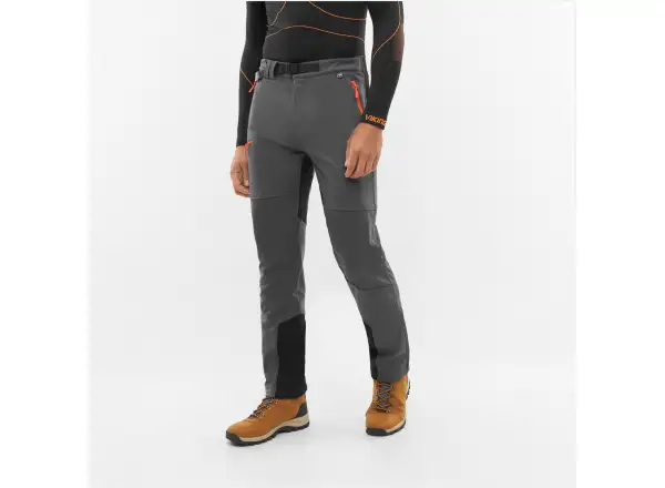 Viking Summit Warm 2.0 pánské zateplené kalhoty Dark Grey