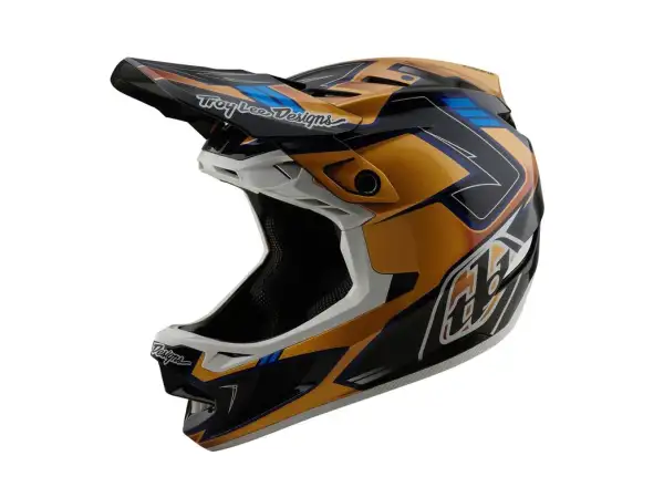 Troy Lee Designs D4 Composite integrální přilba Royalty Black/Gold