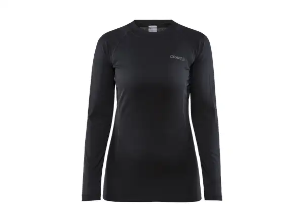 Craft Core Warm Baselayer dámský set triko dlouhý rukáv+kalhoty černá