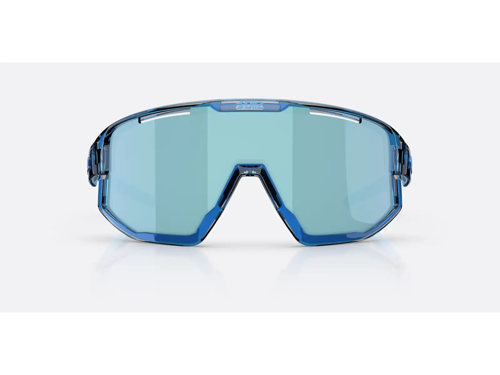 Bliz Fusion sluneční brýle Transparent Blue/Smoke Ice Blue Multi