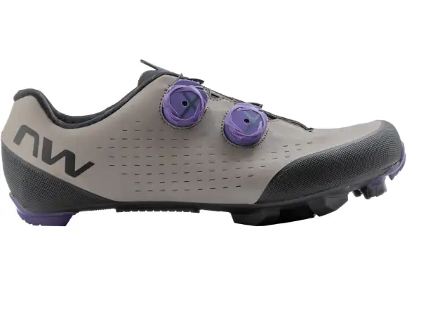 Northwave Rebel 3 pánské MTB tretry Sand/Dark Purple