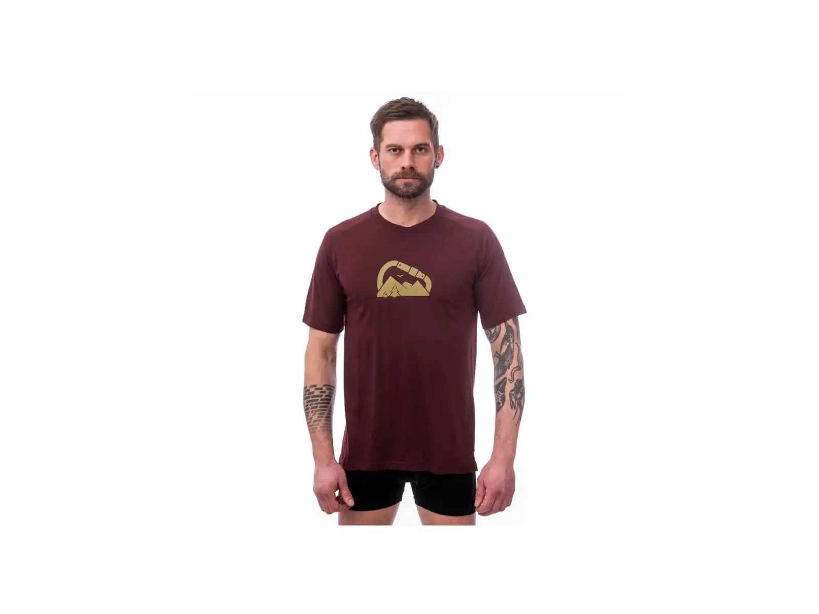 Sensor Merino Air PT Summit pánské triko krátký rukáv Red