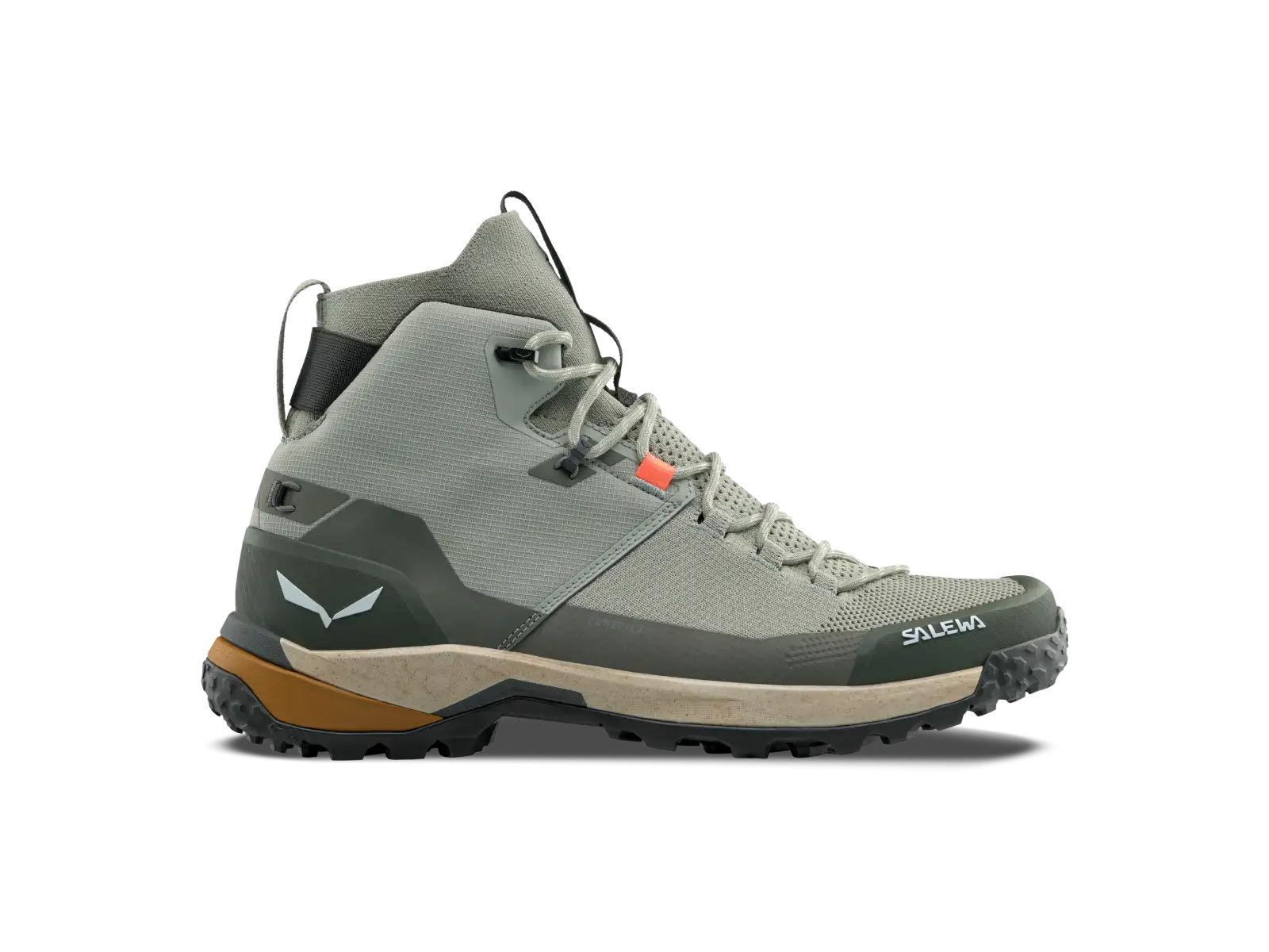 Salewa Puez Knit Mid PTX pánská outdoorová obuv Shadow/Dark Olive