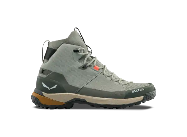 Salewa Puez Knit Mid PTX pánská outdoorová obuv Shadow/Dark Olive