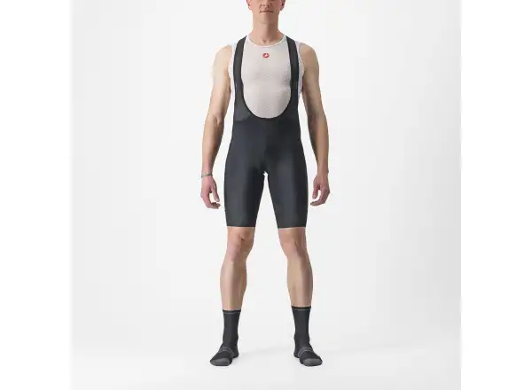 Castelli Entrata 2 pánské kraťasy s vložkou a laclem Black