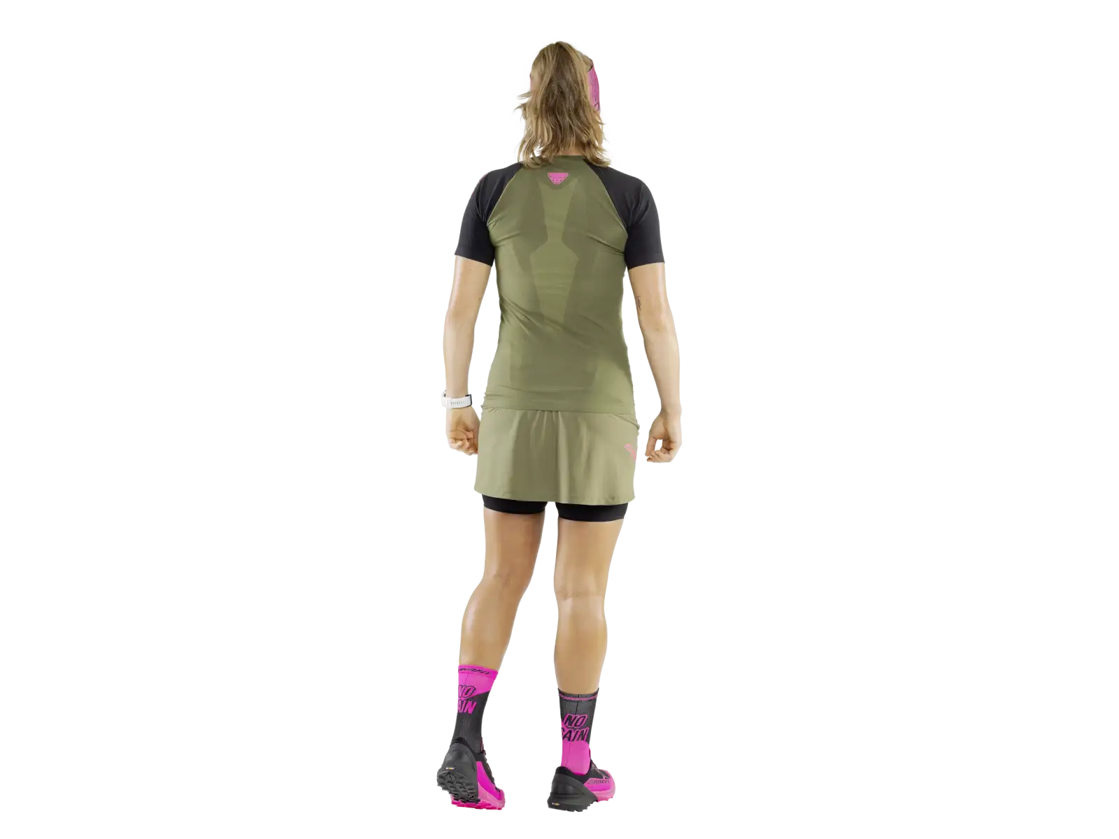Dynafit Ultra 2v1 dámská běžecká sukně s vnitřními kraťasy Winter Moss