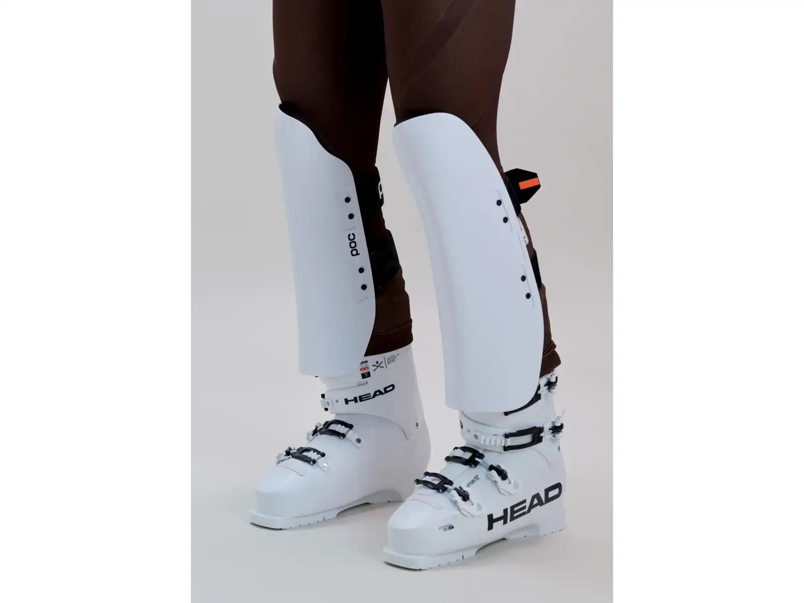 POC Shins Race chrániče holení Hydrogen White