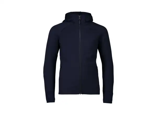 POC Merino Zip Hood Jr dětská mikina s kapucí Turmaline Navy