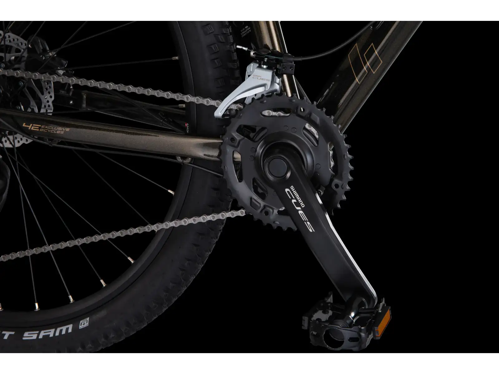 4Ever Frontbee XCM 29" horské kolo Gold galaxy