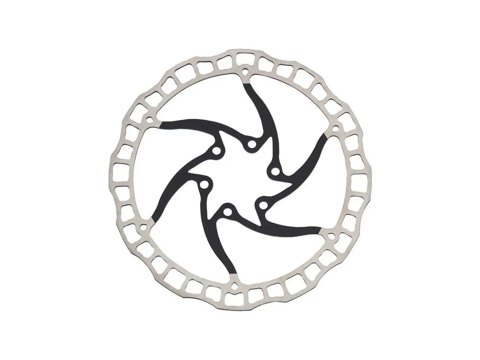 Quaxar Lynx brzdový kotouč 160 mm černá