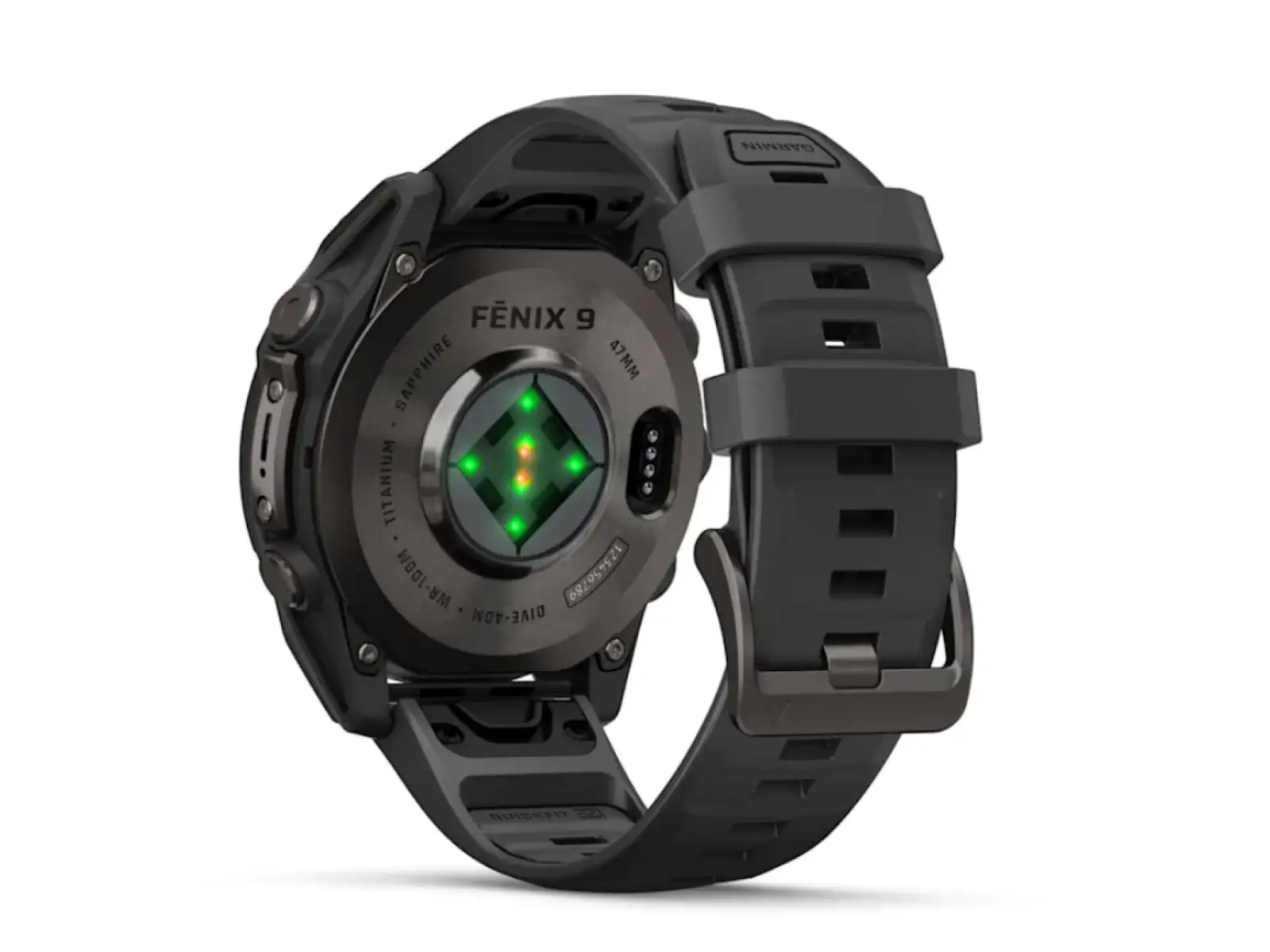 Garmin Fénix 9–47 mm chytré hodinky Carbon gray DLC Titanium/Black