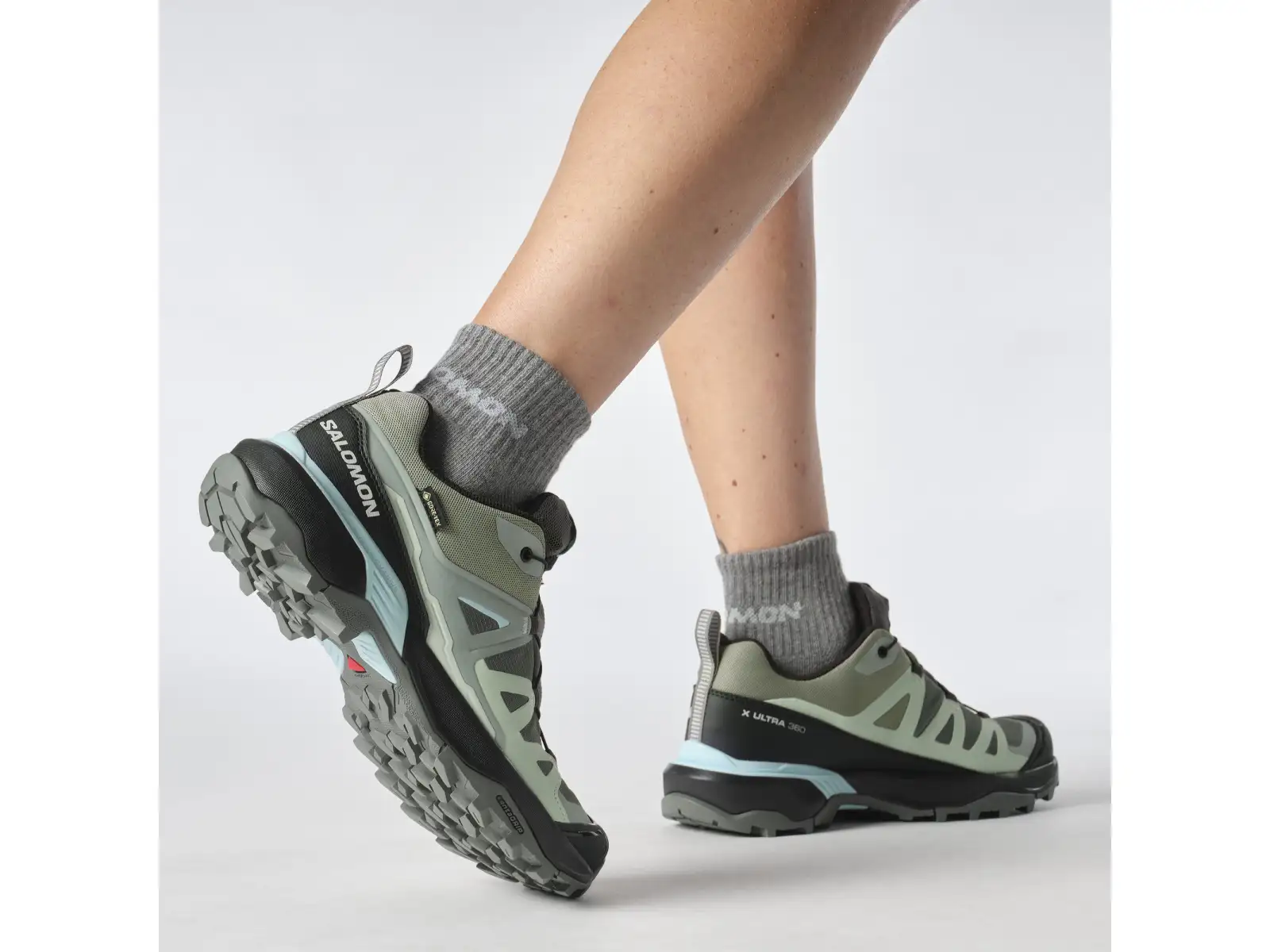 Salomon X Ultra 360 GTX dámská turistická obuv Sedona Sage/Black/Sea Foam