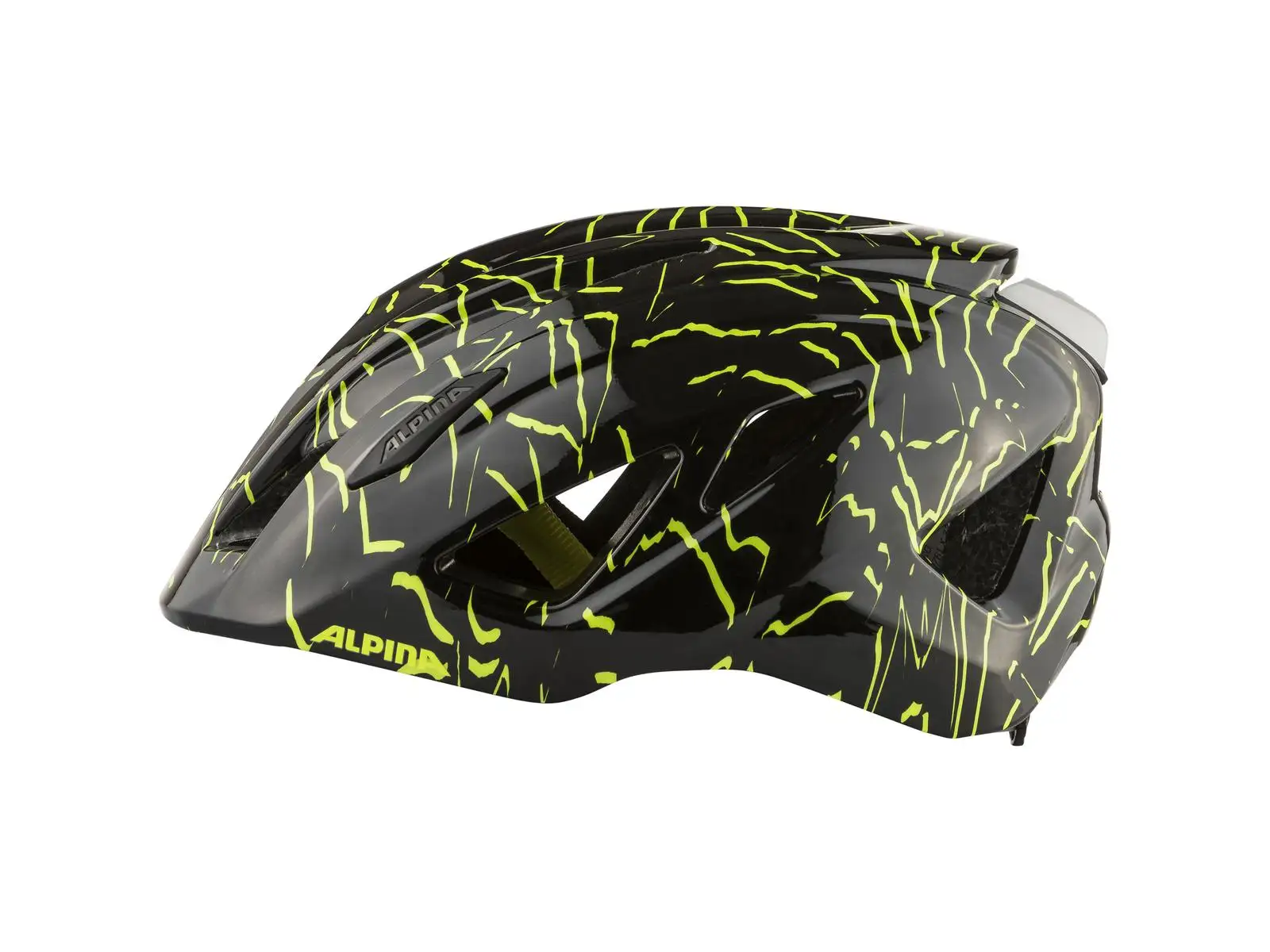 Alpina Pico dětská přilba Black-Neon Yellow Gloss