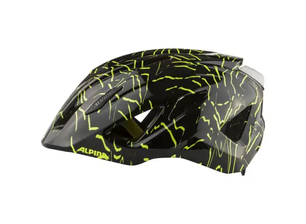 Alpina Pico dětská přilba Black-Neon Yellow Gloss