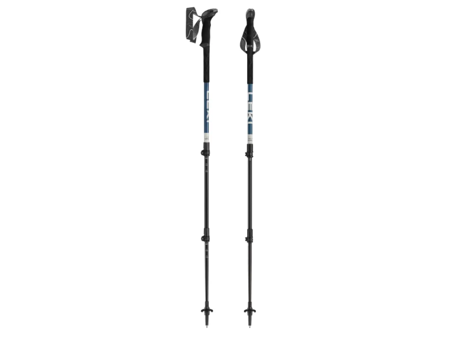 Leki Makalu trekové hole stone blue dark/grey dark