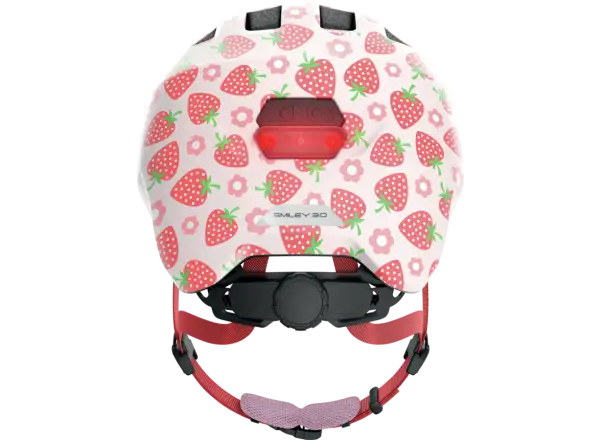 Abus Smiley 3.0 LED dětská přilba Strawberry