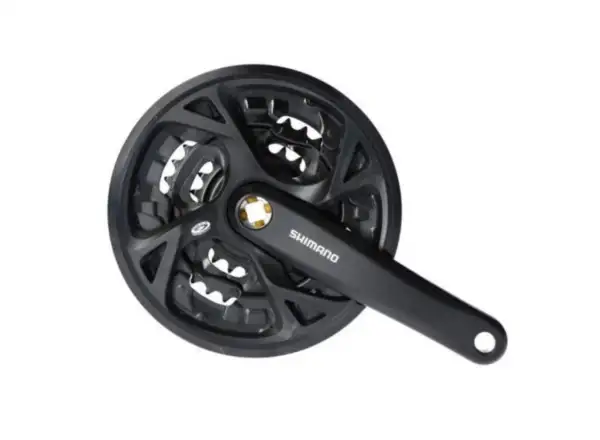 Shimano Acera FC-M371 kliky čtyřhran, 3x9 170 mm s krytem, černé