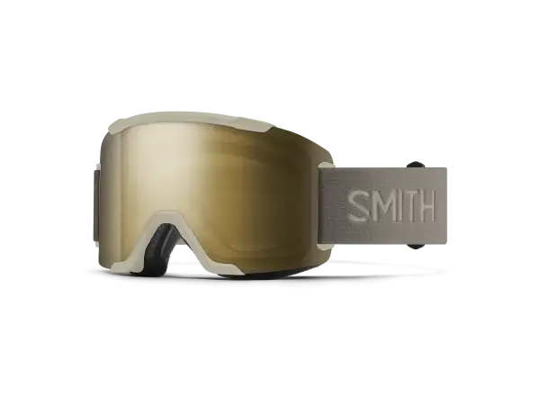 Smith Squad lyžařské brýle Chalk / ChromaPop Sun Black Gold Mirror (2 skla)