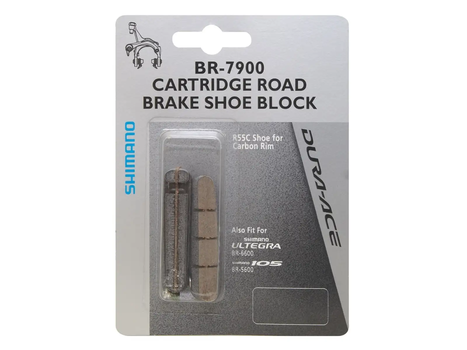 Shimano R55C3  carbon brzdové gumičky