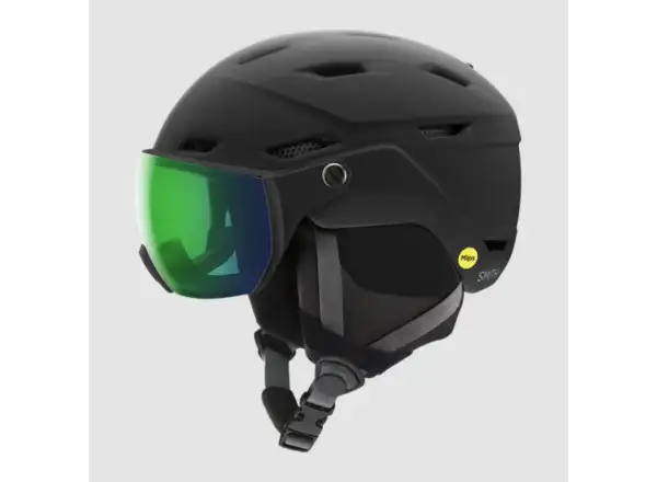 Smith Survey EU lyžařská přilba Matte Black / ChromaPop Everyday Green Mirror