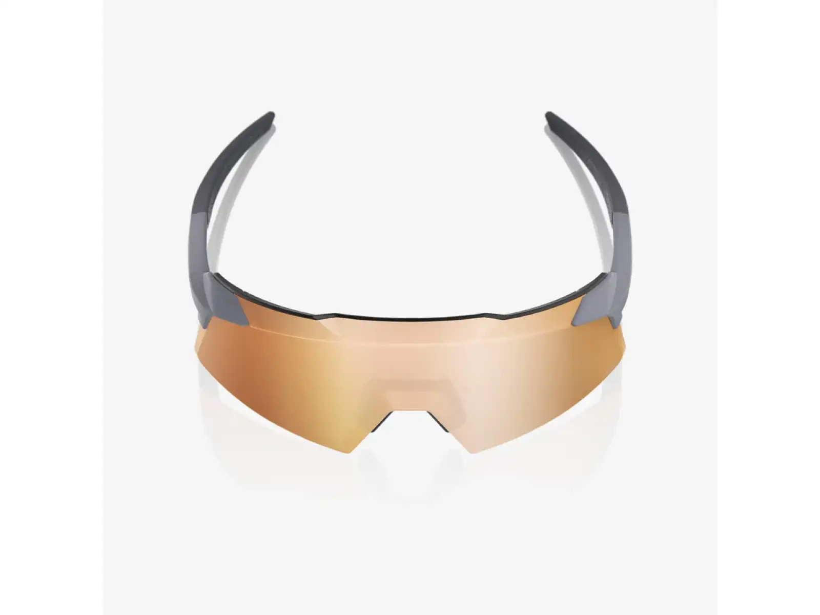 100% Aerocraft sluneční brýle Soft Tact Grey/HiPER Copper Mirror