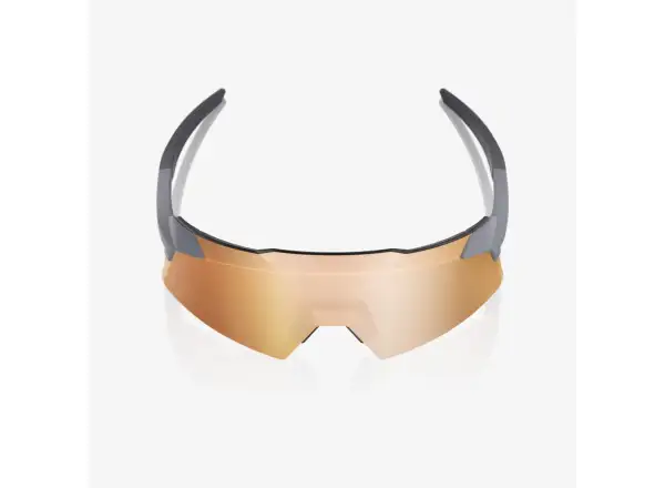 100% Aerocraft sluneční brýle Soft Tact Grey/HiPER Copper Mirror