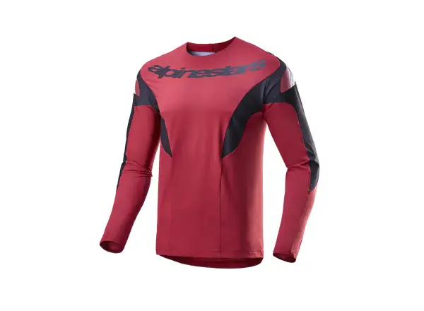 Alpinestars A-Supra Race pánský dres dlouhý rukáv Burgundy