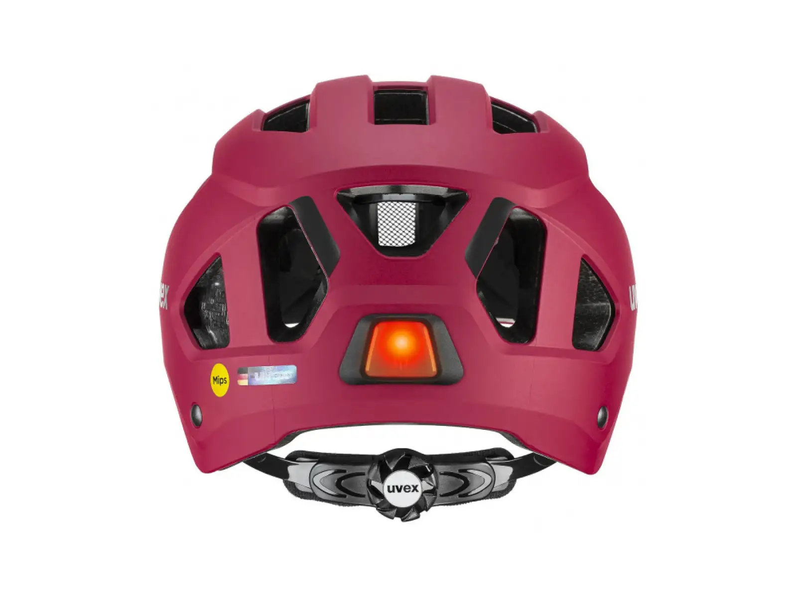 Uvex City Stride MIPS přilba Ruby Red Matt
