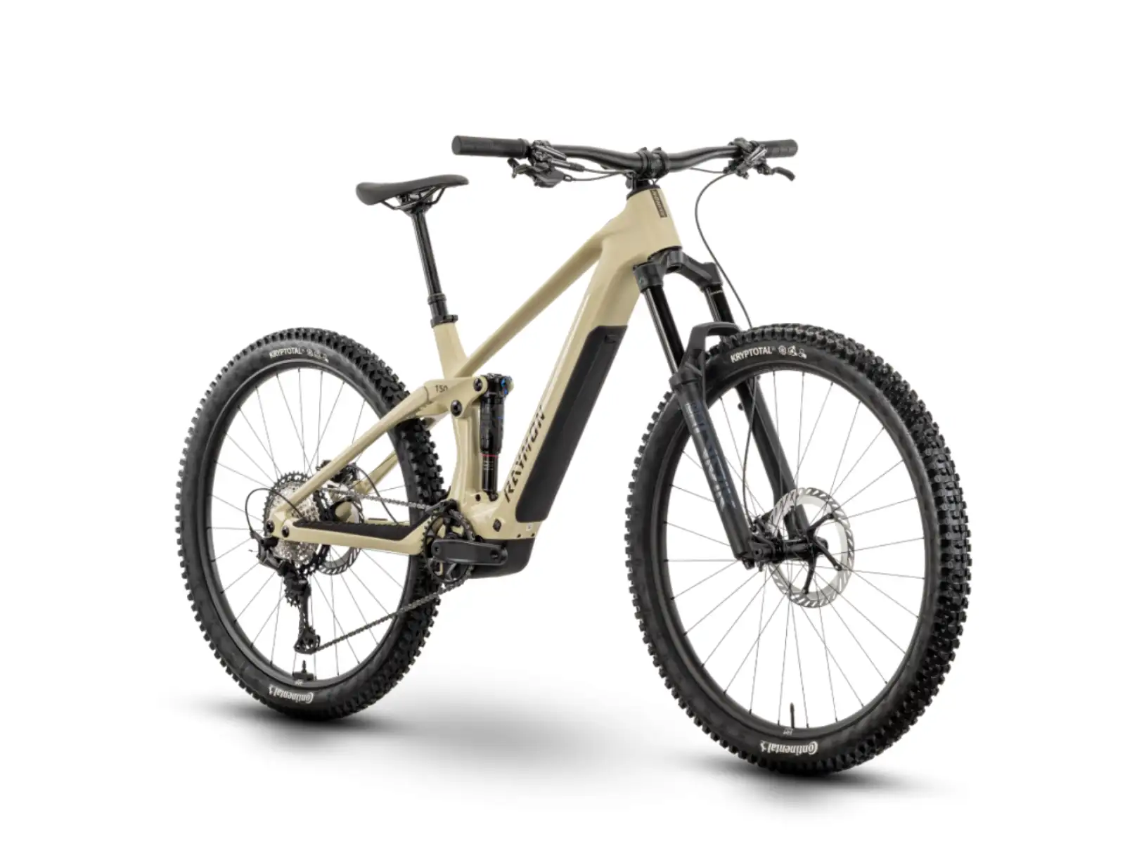 Raymon Airok Pro celoodpružené elektrokolo Popcorn Stealth/Caramel