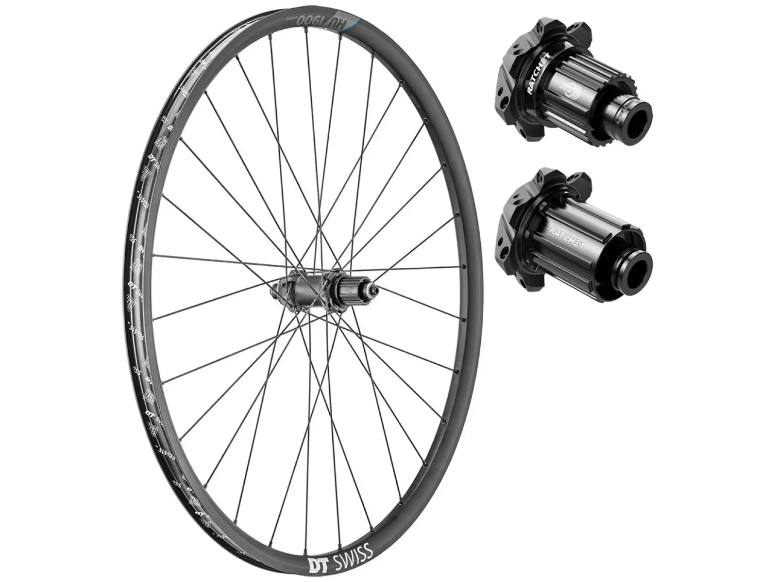 DT Swiss H 1900 vypletené zadní kolo 29", 25mm, CL, RU, Shimano Micro Spline