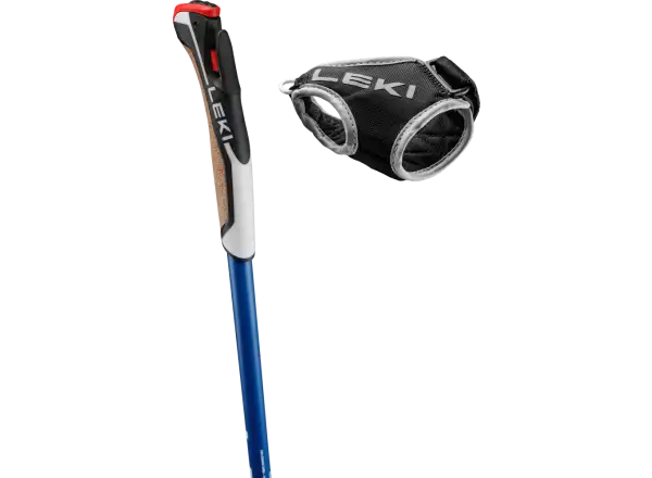 Leki PRC 850 TR běžecké hole Naturalcarbon-regal blue light-white