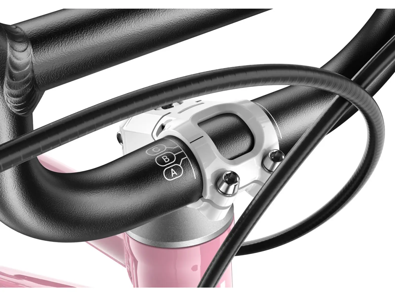 Woom GO 1 Plus dětské odrážedlo 14" barva Powder Pink