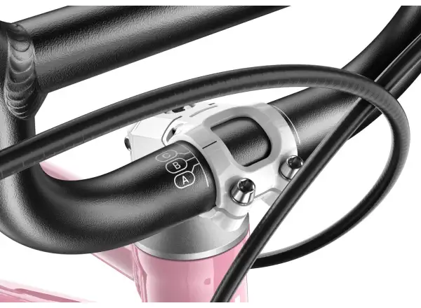 Woom GO 1 Plus dětské odrážedlo 14" barva Powder Pink