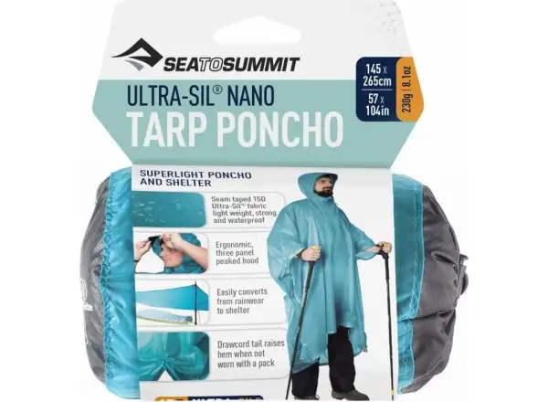 Sea to Summit Ultra-Sil Nano Tarp Poncho Lime