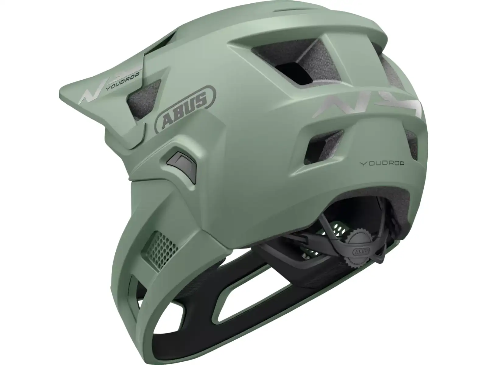 Abus YouDrop FF dětská přilba Mist Green