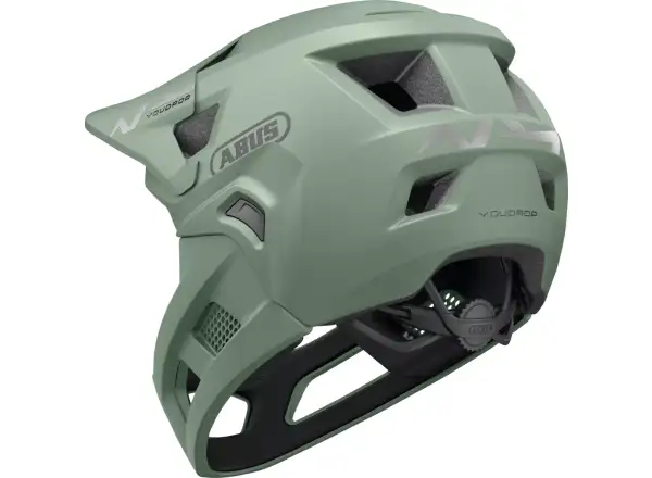 Abus YouDrop FF dětská přilba Mist Green