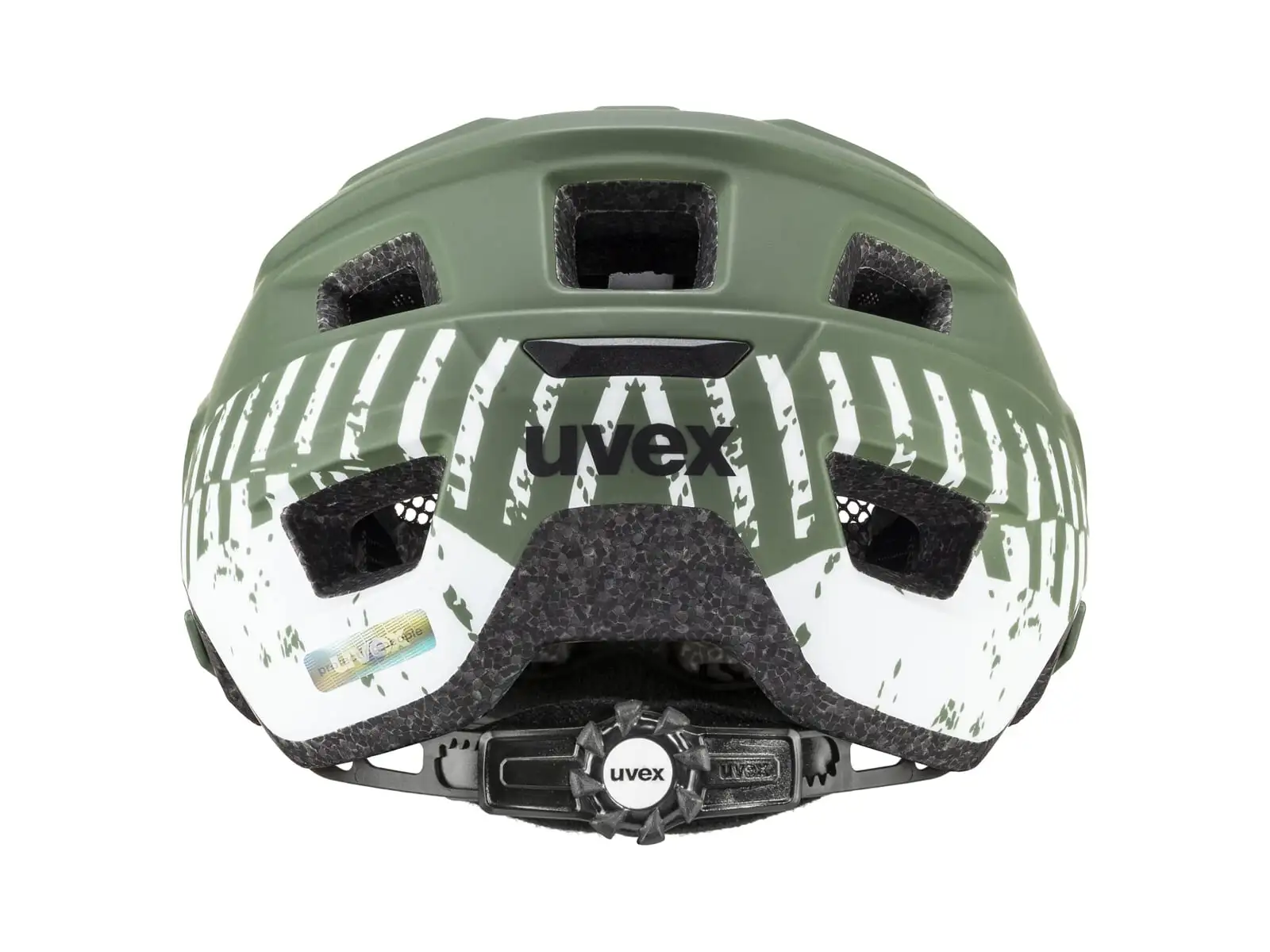 Uvex Access přilba Moss Green/White Matt