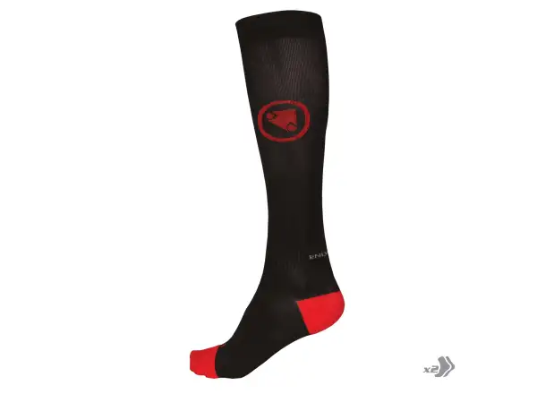 Endura Compression 2 pack ponožky černá