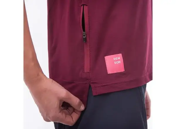 Sensor Helium dámský dres krátký rukáv Lilla/Feather